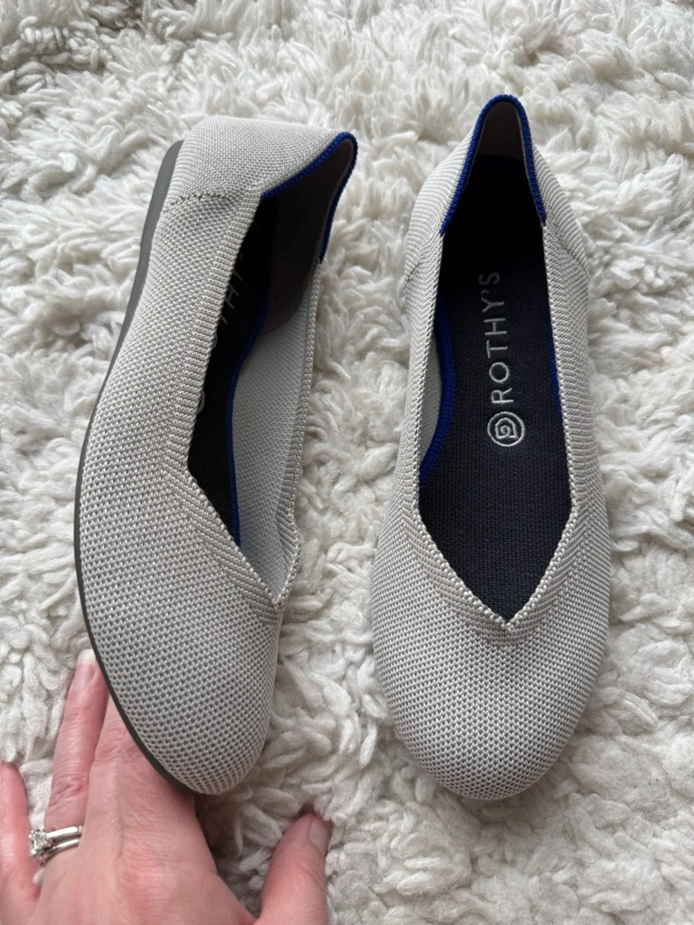 Rothy’s Ecru‎ Flats